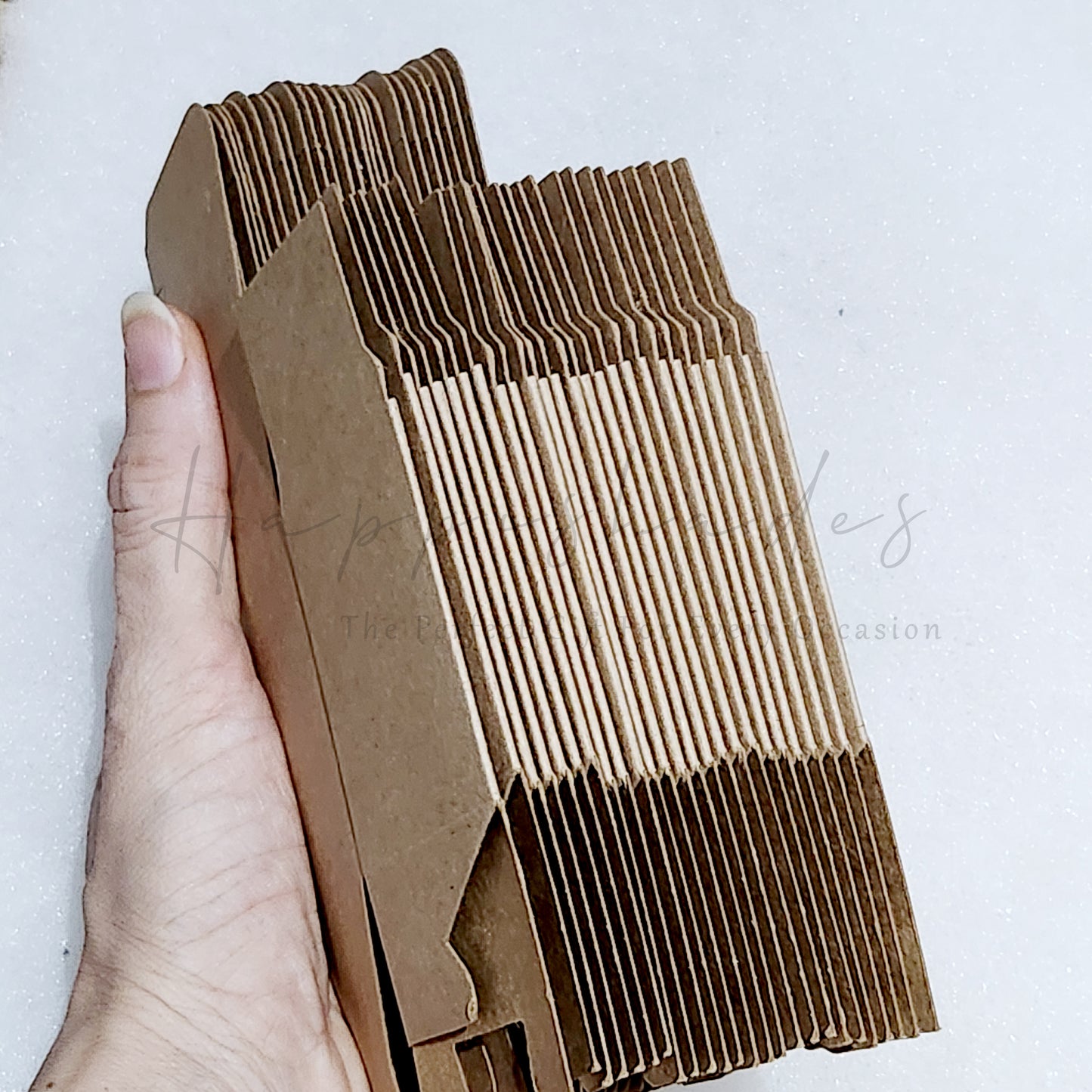 Happishades Premium Kraft Paper Gift Boxes – 5.8 x 5.8 x 7 cm Small Favour Boxes with Tuck Top – Eco-Friendly Cardboard Packaging for Jewellery, Candles, and Party Favours (Pack of 10, 20, 50)