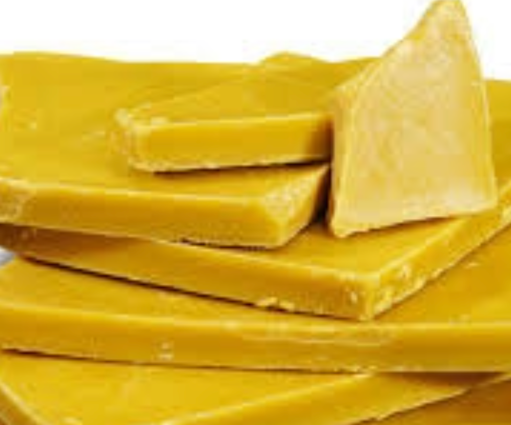 Happishades Bees Wax Slabs For Candle Making DIY Projects - Unrefined and Triple Filtered, Raw Natural Bees Wax