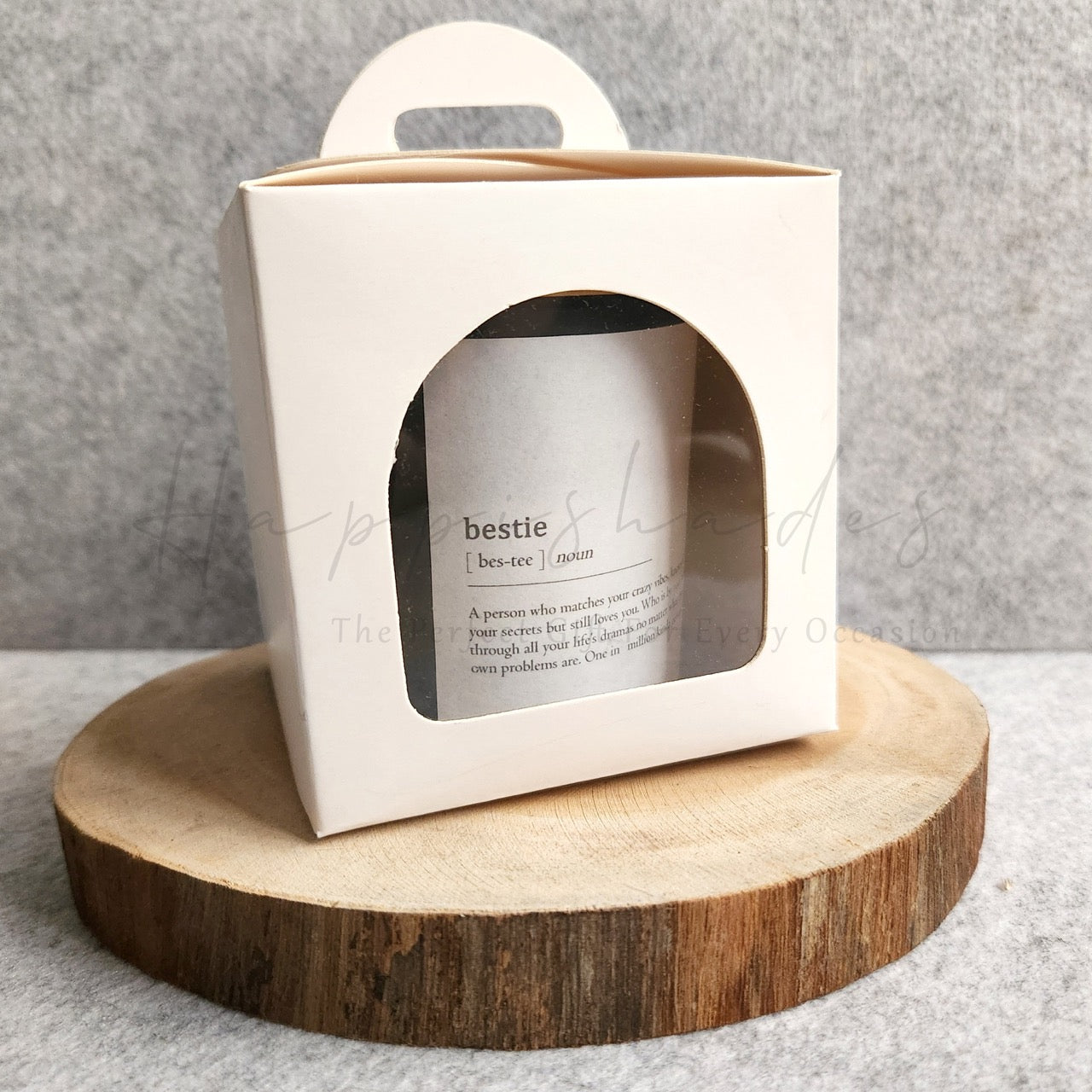 Happishades Scented Sentient Candles for Gifting | Expressive Candle | Pure Soy Wax | 100 Grams | Dual Wicked with Aesthetic Air Tight Wooden Lid
