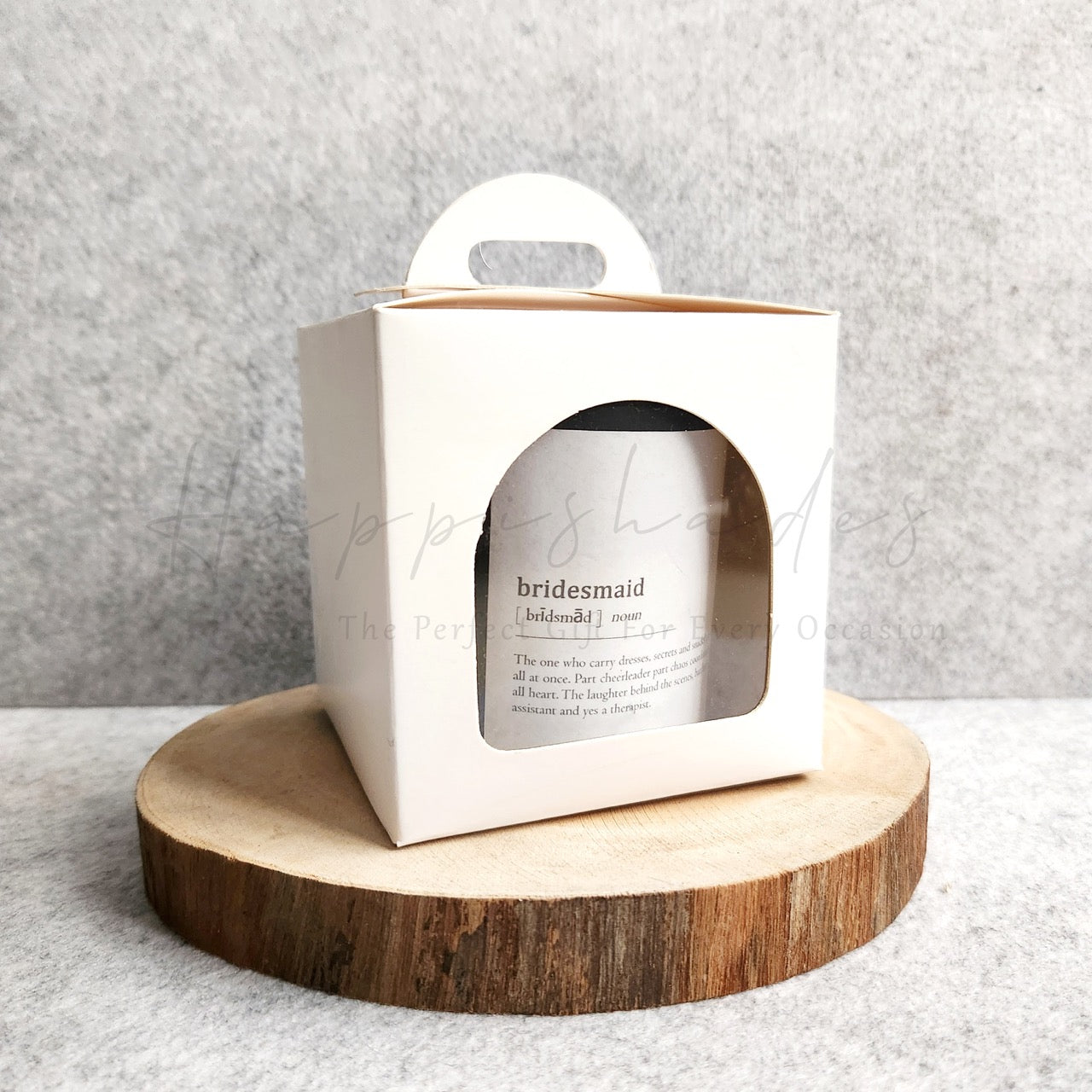 Happishades Scented Sentient Candles for Gifting | Expressive Candle | Pure Soy Wax | 100 Grams | Dual Wicked with Aesthetic Air Tight Wooden Lid