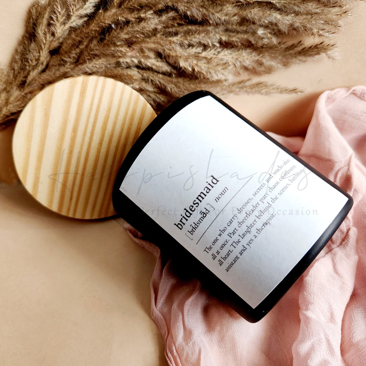 Happishades Scented Sentient Candles for Gifting | Expressive Candle | Pure Soy Wax | 100 Grams | Dual Wicked with Aesthetic Air Tight Wooden Lid