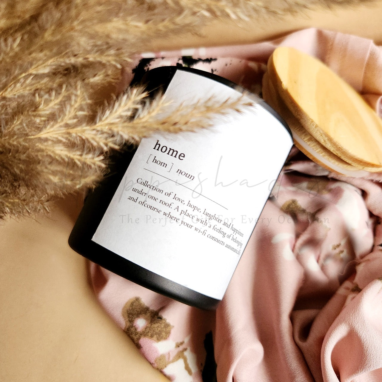 Happishades Scented Sentient Candles for Gifting | Expressive Candle | Pure Soy Wax | 100 Grams | Dual Wicked with Aesthetic Air Tight Wooden Lid