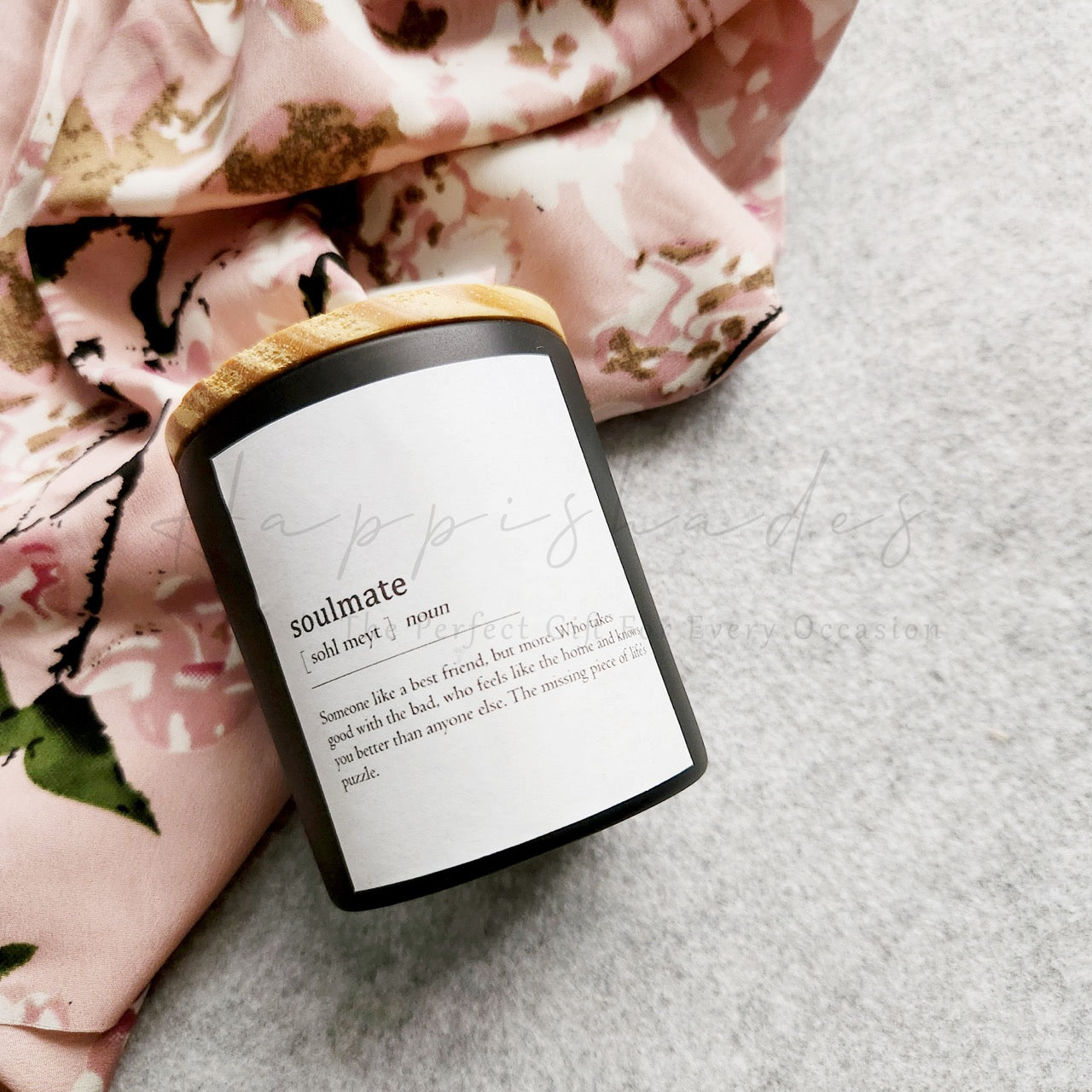 Happishades Scented Sentient Candles for Gifting | Expressive Candle | Pure Soy Wax | 100 Grams | Dual Wicked with Aesthetic Air Tight Wooden Lid
