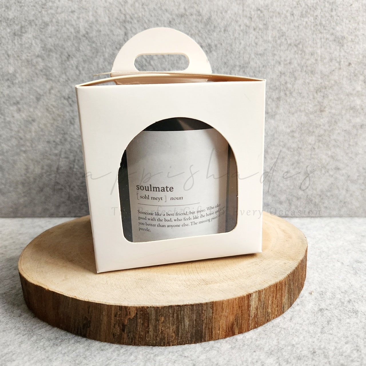 Happishades Scented Sentient Candles for Gifting | Expressive Candle | Pure Soy Wax | 100 Grams | Dual Wicked with Aesthetic Air Tight Wooden Lid
