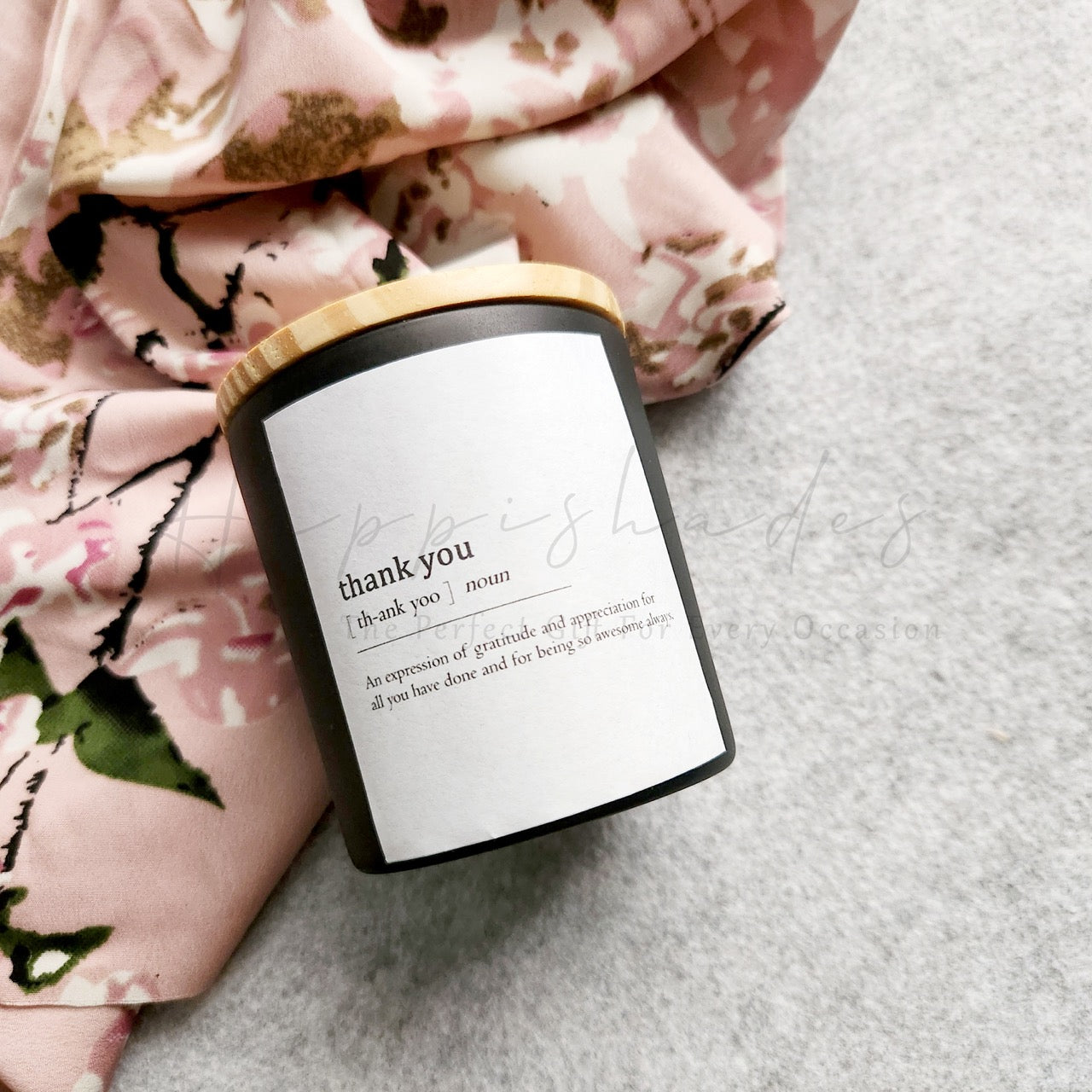 Happishades Scented Sentient Candles for Gifting | Expressive Candle | Pure Soy Wax | 100 Grams | Dual Wicked with Aesthetic Air Tight Wooden Lid