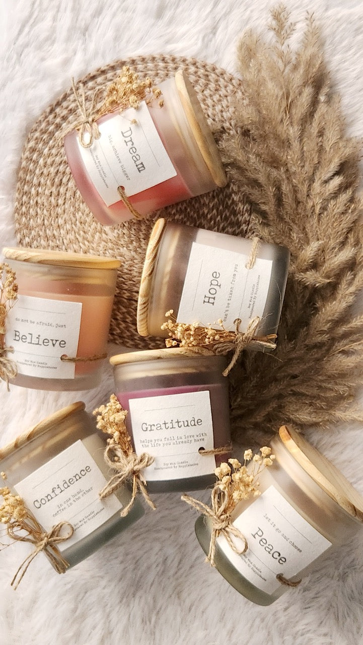 The Affirmation Collection - Scented Soy Wax Candles
