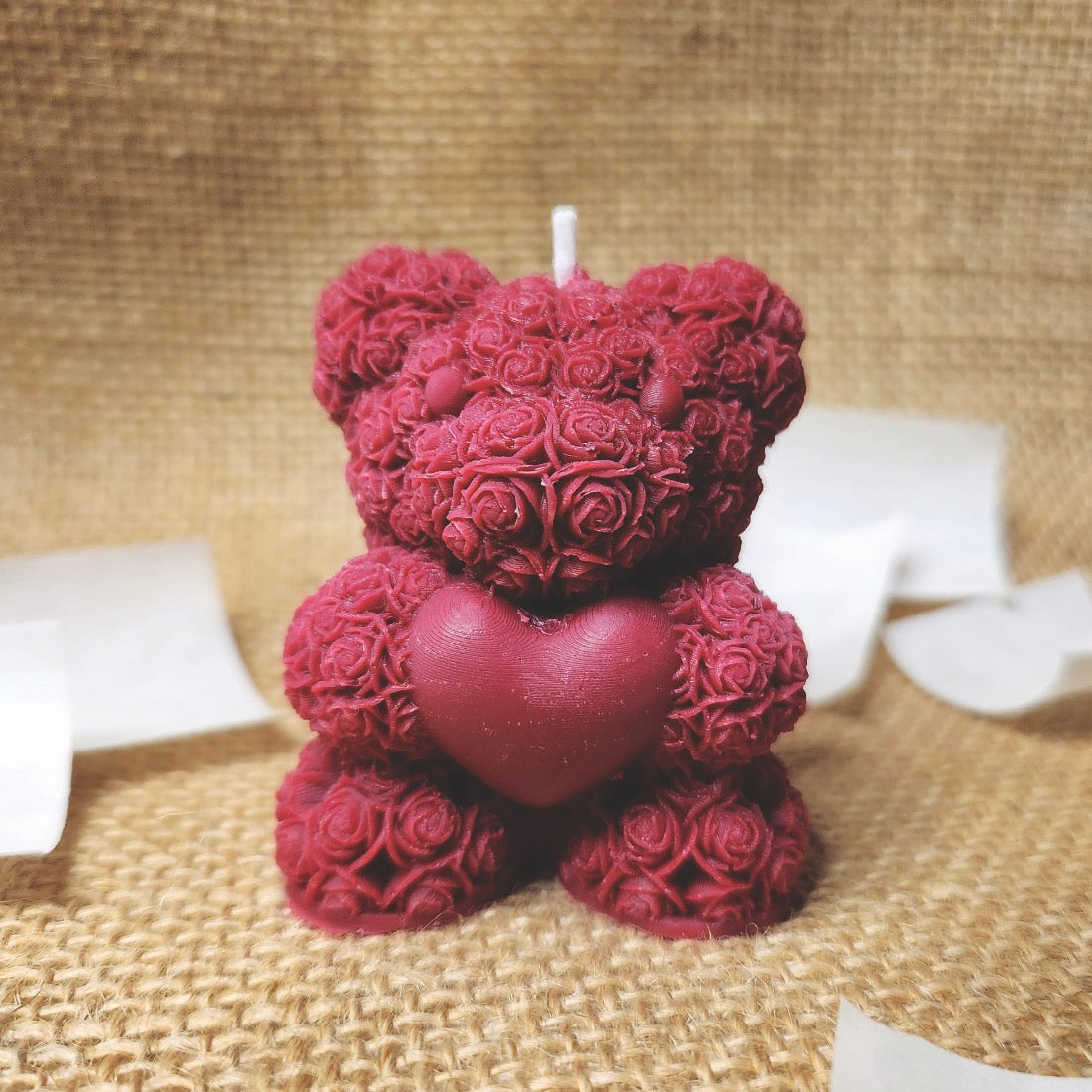 Gifting Option for Kids Couple Cute Teddy Bear Scented Candle
