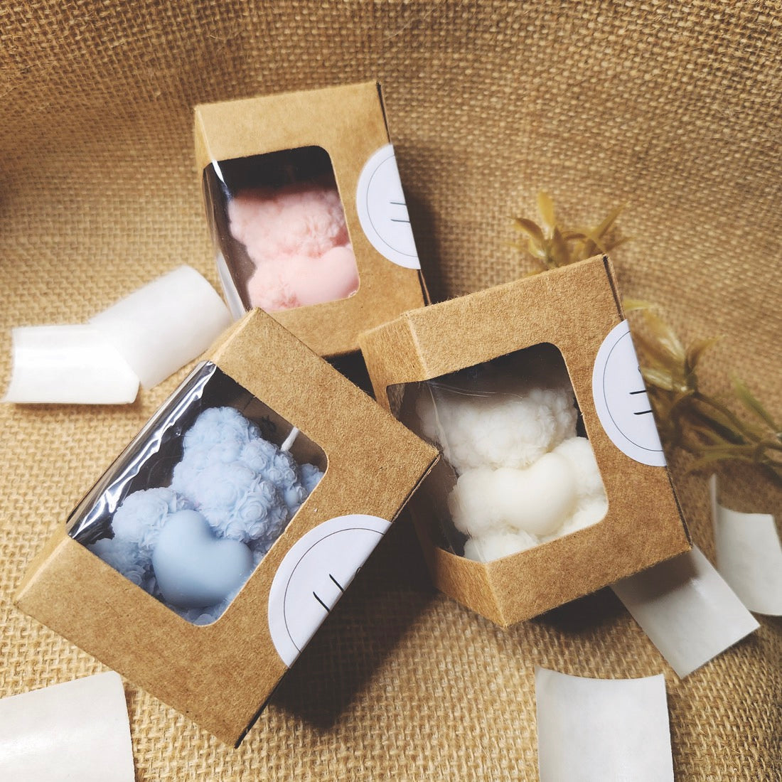 Cute Decorative Teddy Bear Scented Candles