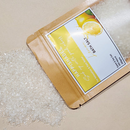 Happishades Bath Salt | For Body & Foot Spa, Calming, Relaxing, Muscle Aches Pain Relief, Aromatherapy | Pure & Natural Epsom, Sea Salt, Botanicals & Essential Oils - 200 grams