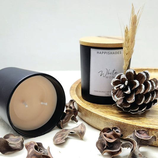 Black Jar Premium Scented Candle - Musk | Luxury Candles | Premium Scented Candles