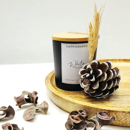 Black Jar Premium Scented Candle - Musk | Luxury Candles | Premium Scented Candles