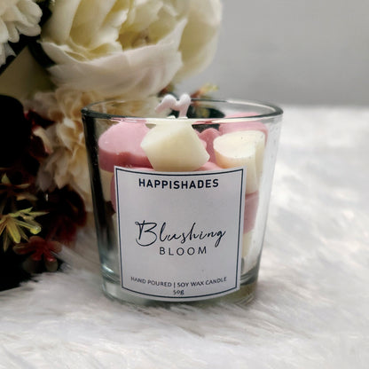 Happishades Full Hearts Votive Scented Candles | 50 Grams Each | Pure Soy Wax Candle