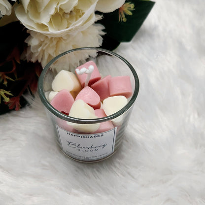 Happishades Full Hearts Votive Scented Candles | 50 Grams Each | Pure Soy Wax Candle