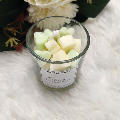 Happishades Full Hearts Votive Scented Candles | 50 Grams Each | Pure Soy Wax Candle