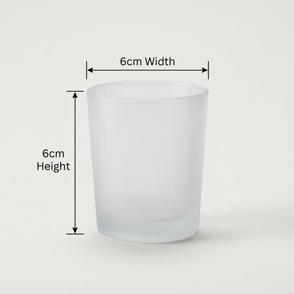 Frosted Shot Glass - 60ml | For Candle Making