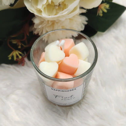 Happishades Full Hearts Votive Scented Candles | 50 Grams Each | Pure Soy Wax Candle