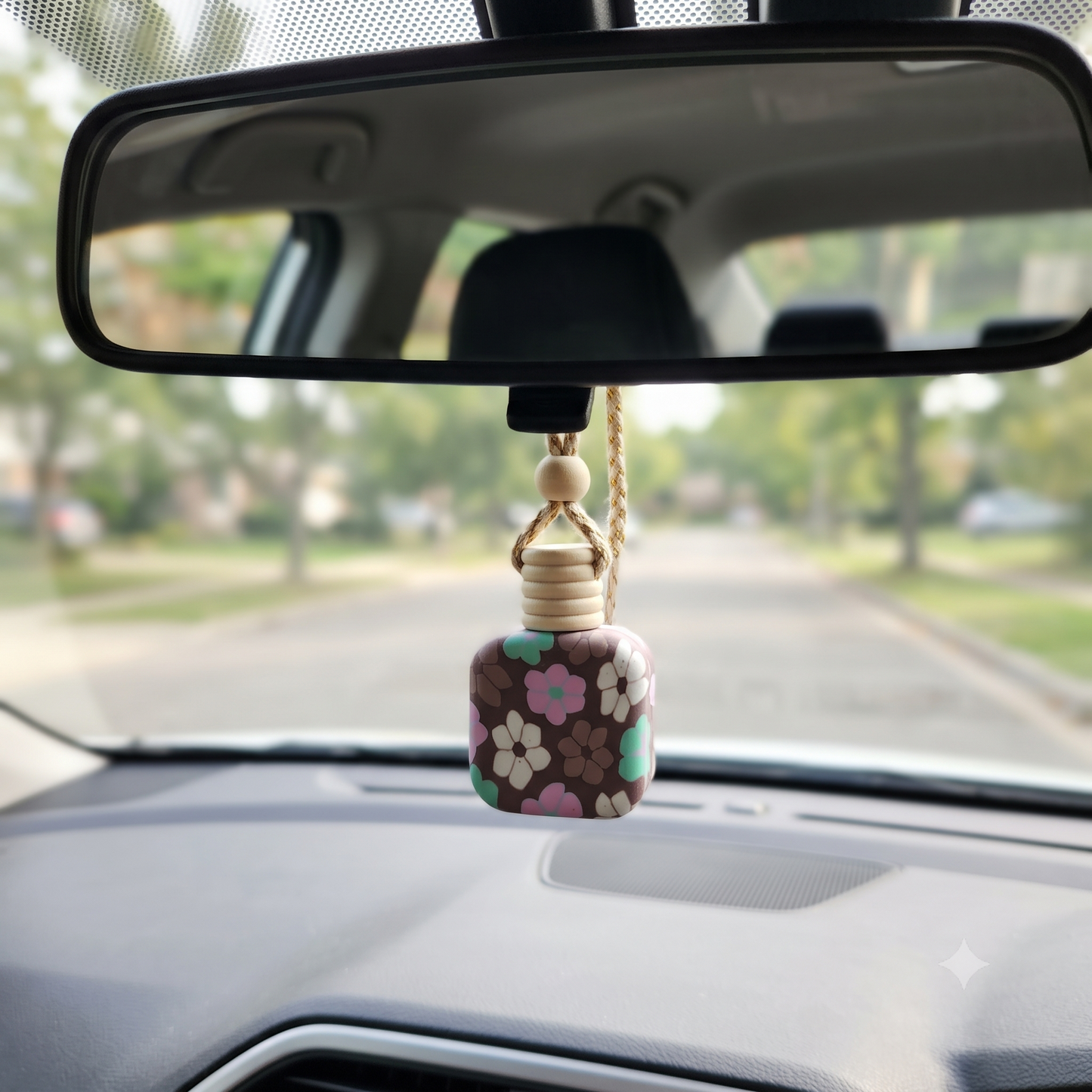 Happishades Aroma Diffuser, Air Freshener, Hanging Perfume | Luxury Air Freshener for cars, indoors | Freshener with Essential oil Fragrances | 10 ml Diffuser bottle