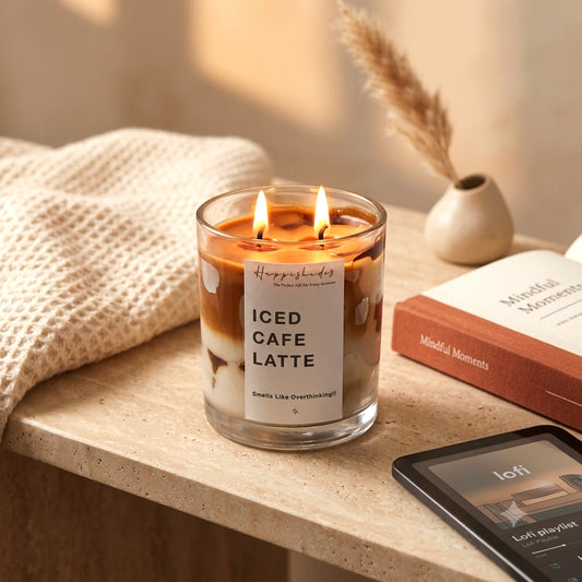 Happishades Iced Cafe Latte Scented Candle