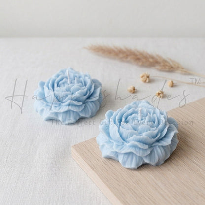 Happishades Peony Scented Candles Set of 2 in Kraft Gift Box