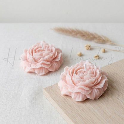 Happishades Peony Scented Candles Set of 2 in Kraft Gift Box