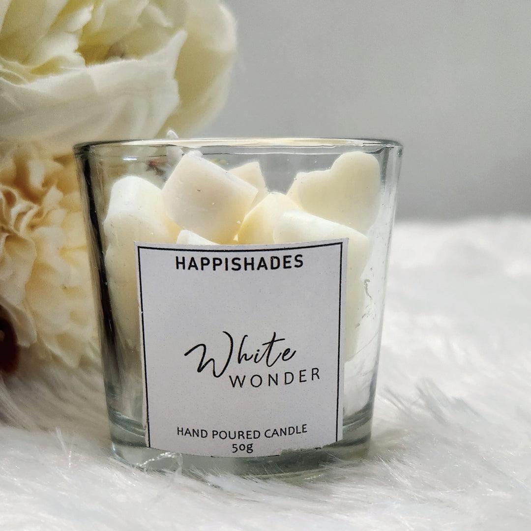 Happishades Full Hearts Votive Scented Candles | 50 Grams Each | Pure Soy Wax Candle