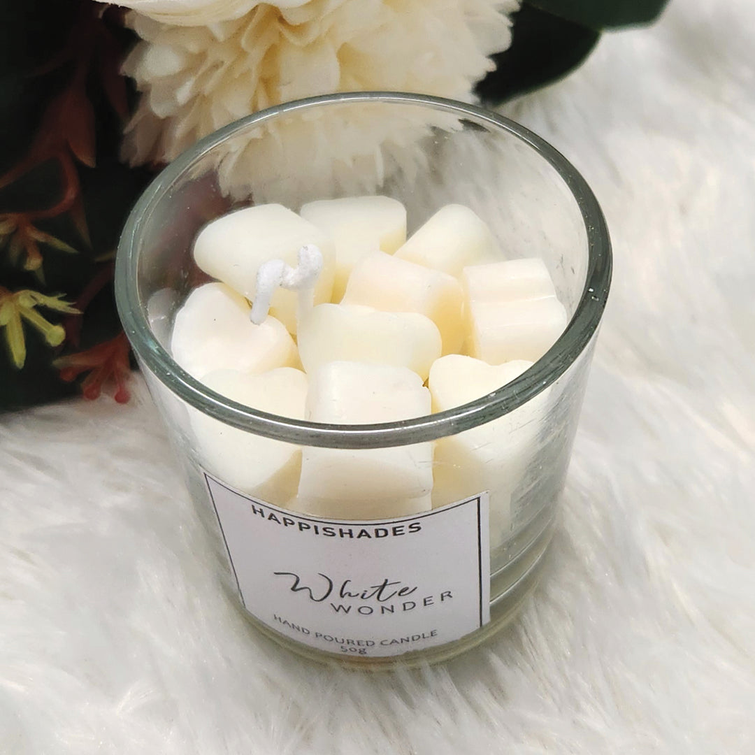 Happishades Full Hearts Votive Scented Candles | 50 Grams Each | Pure Soy Wax Candle