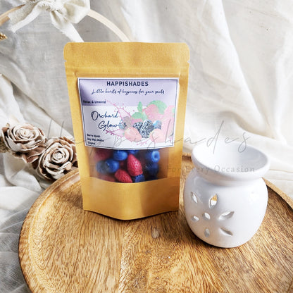 Happishades Premium Scented Wax Melts - 50 Grams | Natural Soy Wax, Vegan, Essential Oil Infused | 100-150 Hrs Scent Time | Safe, Smoke-Free, Easy to Use