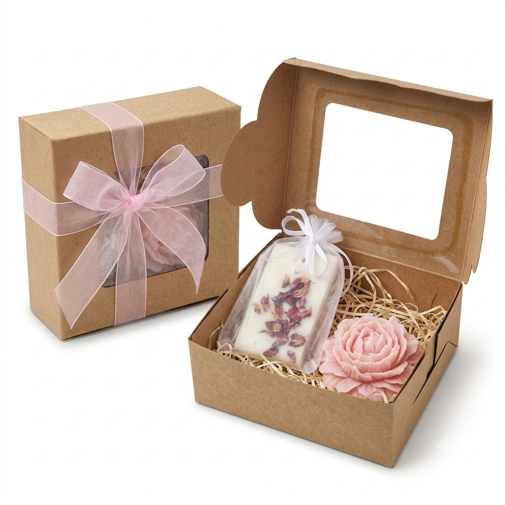 Happishades™ Peony Scented Candle & Rose Sachet Gift Set