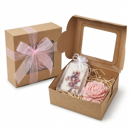 Happishades™ Peony Scented Candle & Rose Sachet Gift Set