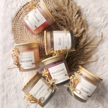 The Affirmation Collection - Scented Soy Wax Candles