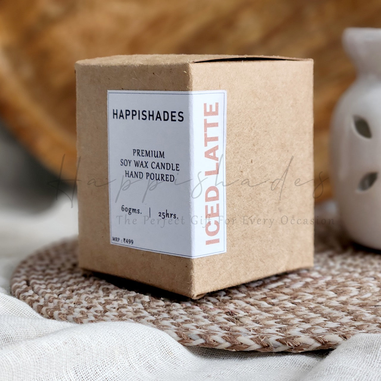 Happishades Iced Cafe Latte Scented Candle