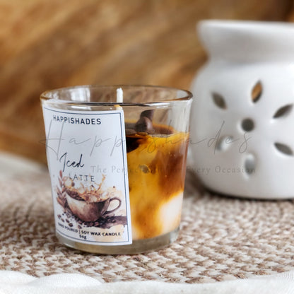 Happishades Iced Cafe Latte Scented Candle