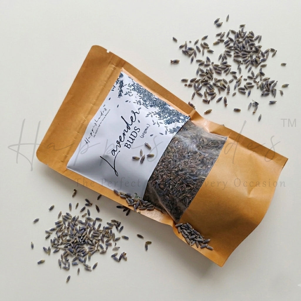 Happishades Dried Lavender Buds | 50gms | 100% Natural