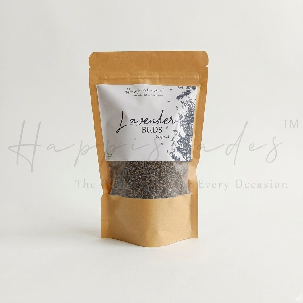 Happishades Dried Lavender Buds | 50gms | 100% Natural
