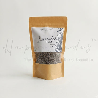 Happishades Dried Lavender Buds | 50gms | 100% Natural