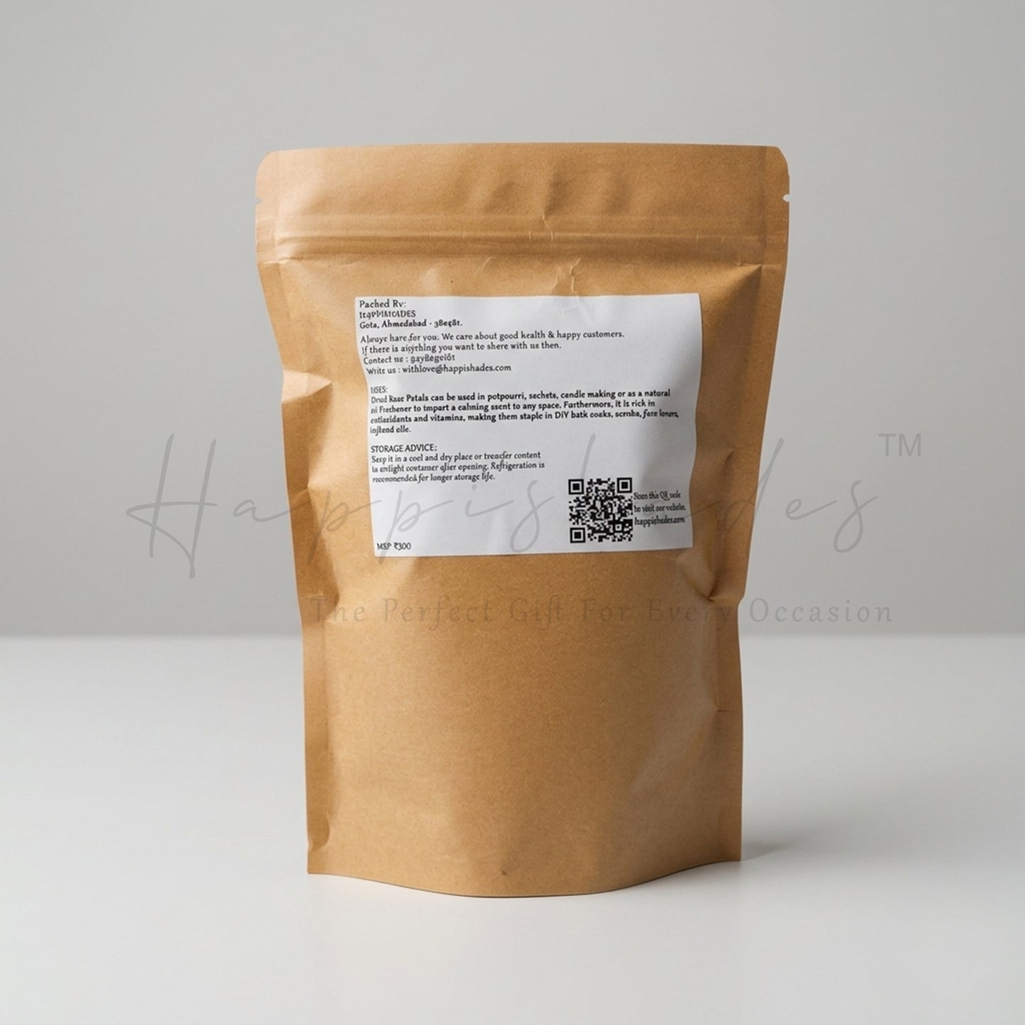 Happishades™ Dried Rose Petals | Gulab Patti | 50gms | 100% Natural