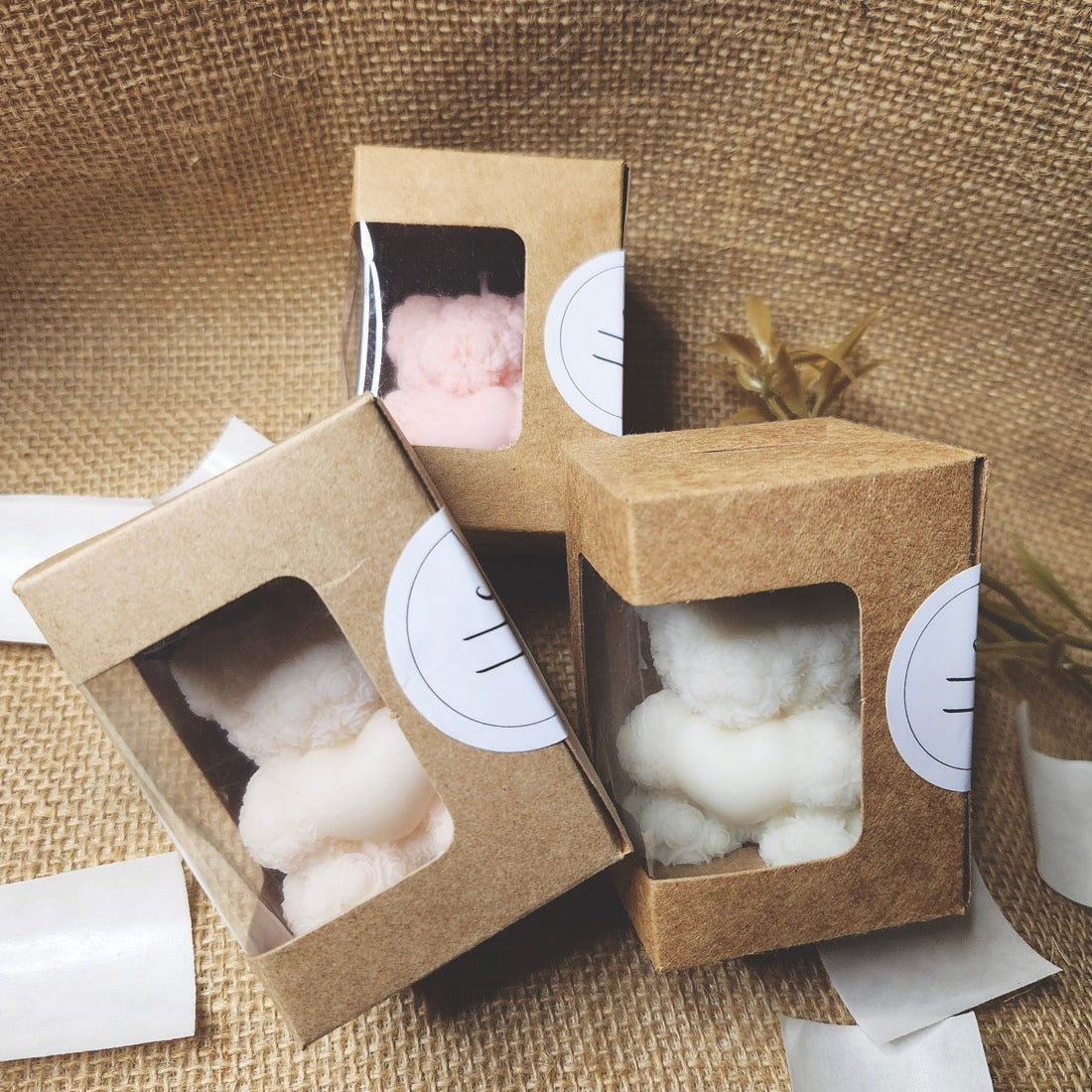 Cute Decorative Teddy Bear Scented Candles