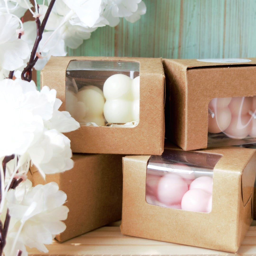 Happishades Mini Bubble Candles Packaging